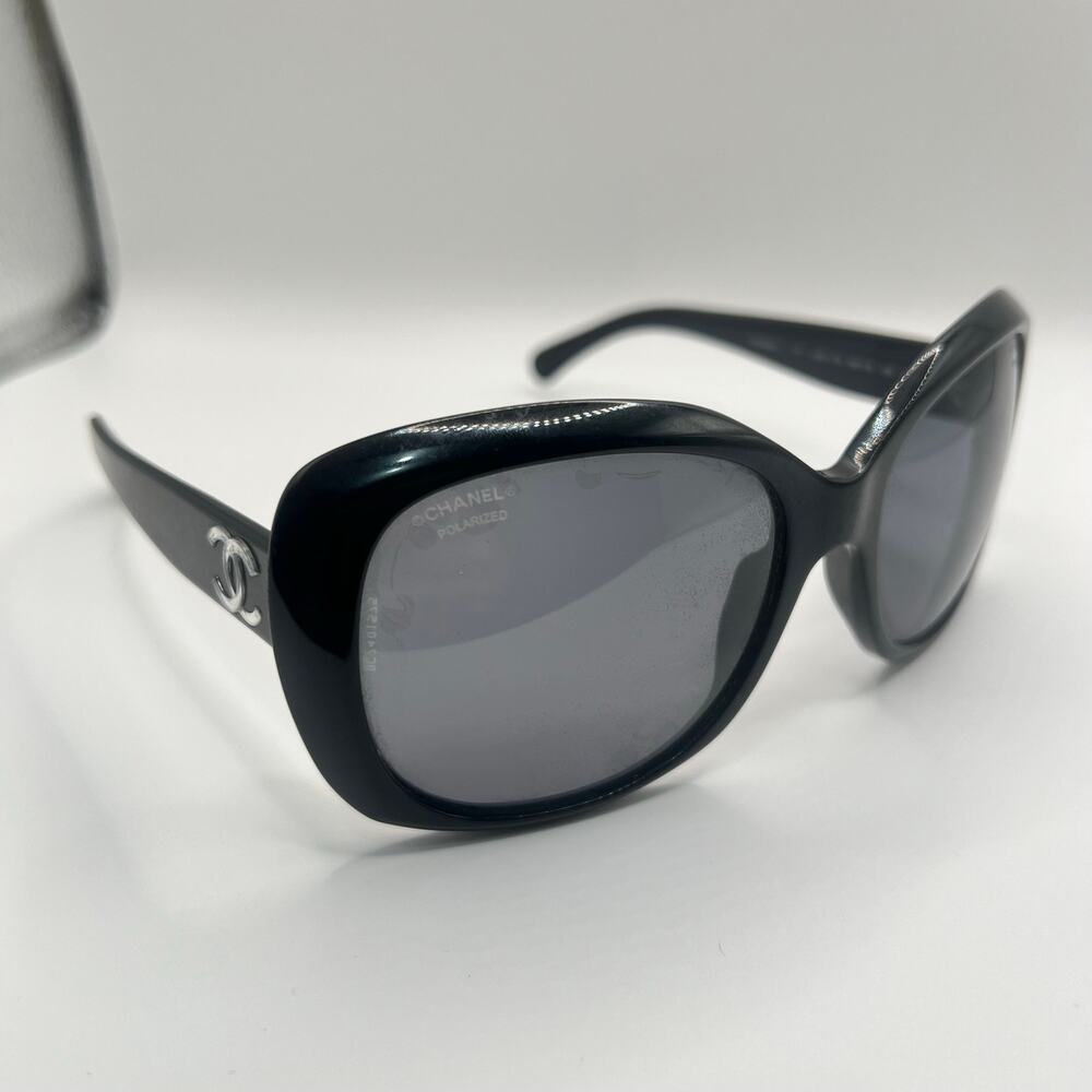 Chanel 5183 c.501/T8 Sunglasses Black READ DESC Black 59-18-135
